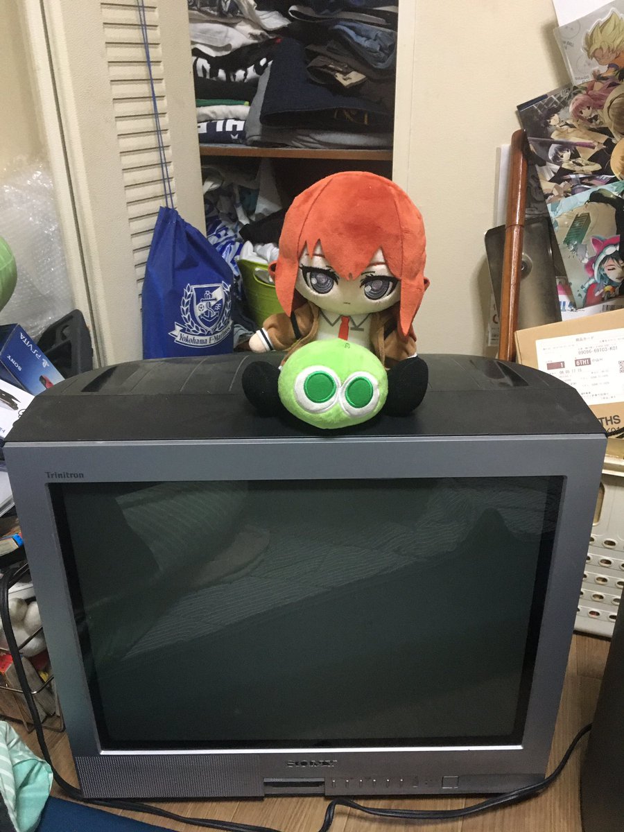 元電気屋の祖母からブラウン管もらったぞ！2000年式。私より2歳年上のテレビだ！#ブラウン管  #シュタインズ・ゲート