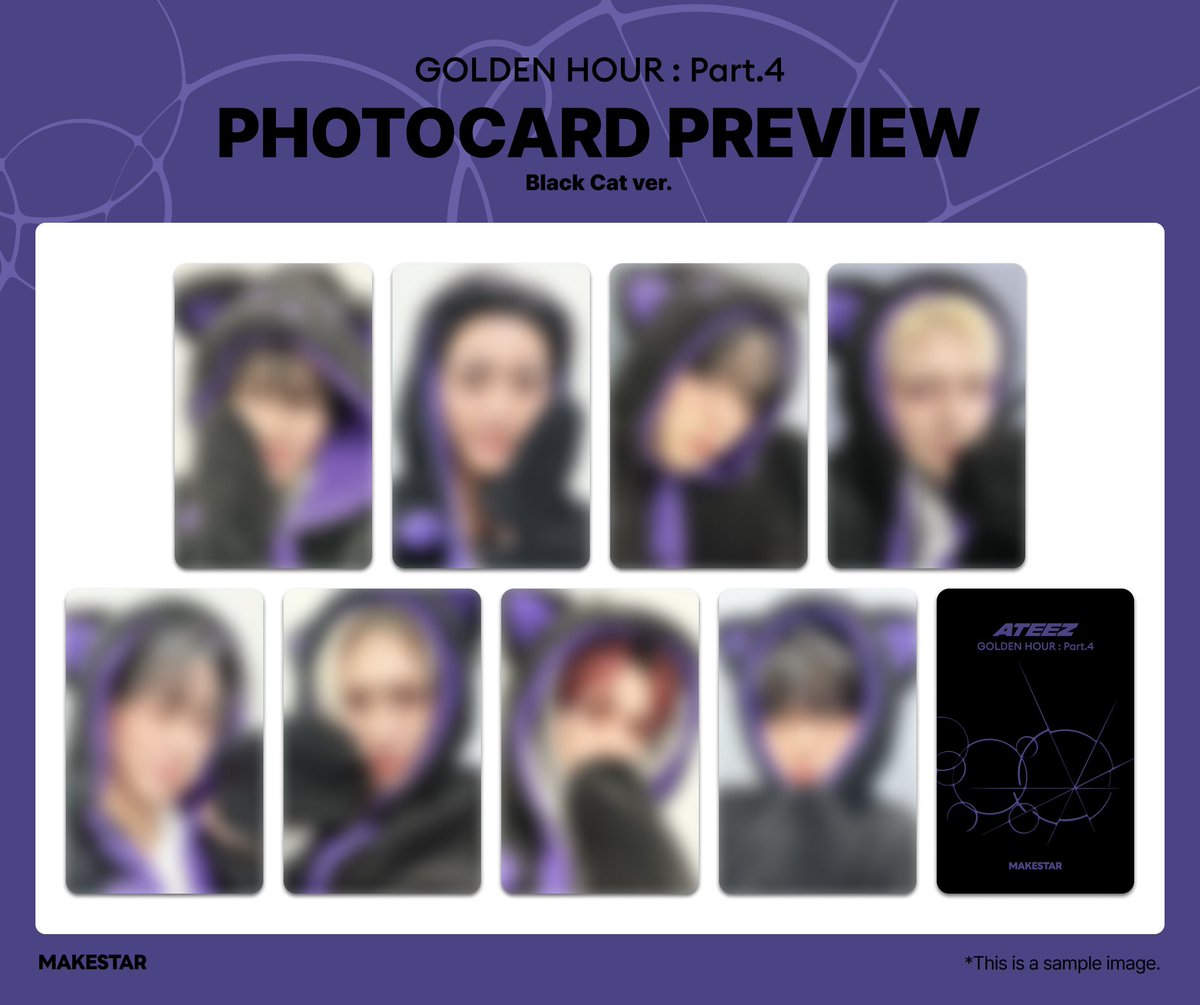 🤍🤍🤍 ATEEZ [GOLDEN HOUR : Part.4] 🤍🤍🤍 ▷MAKESTAR  絵柄公開