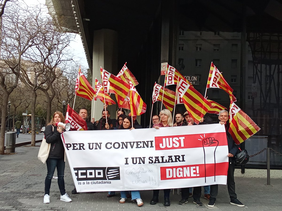 ✊ Arranca la acción sindical en Consignatarias de Buques de Barcelona.
Exigimos una propuesta real, sin congelación salarial y con mejoras sociales.
Si no hay avances, seguiremos luchando.
🔥 Por un convenio justo 🔥