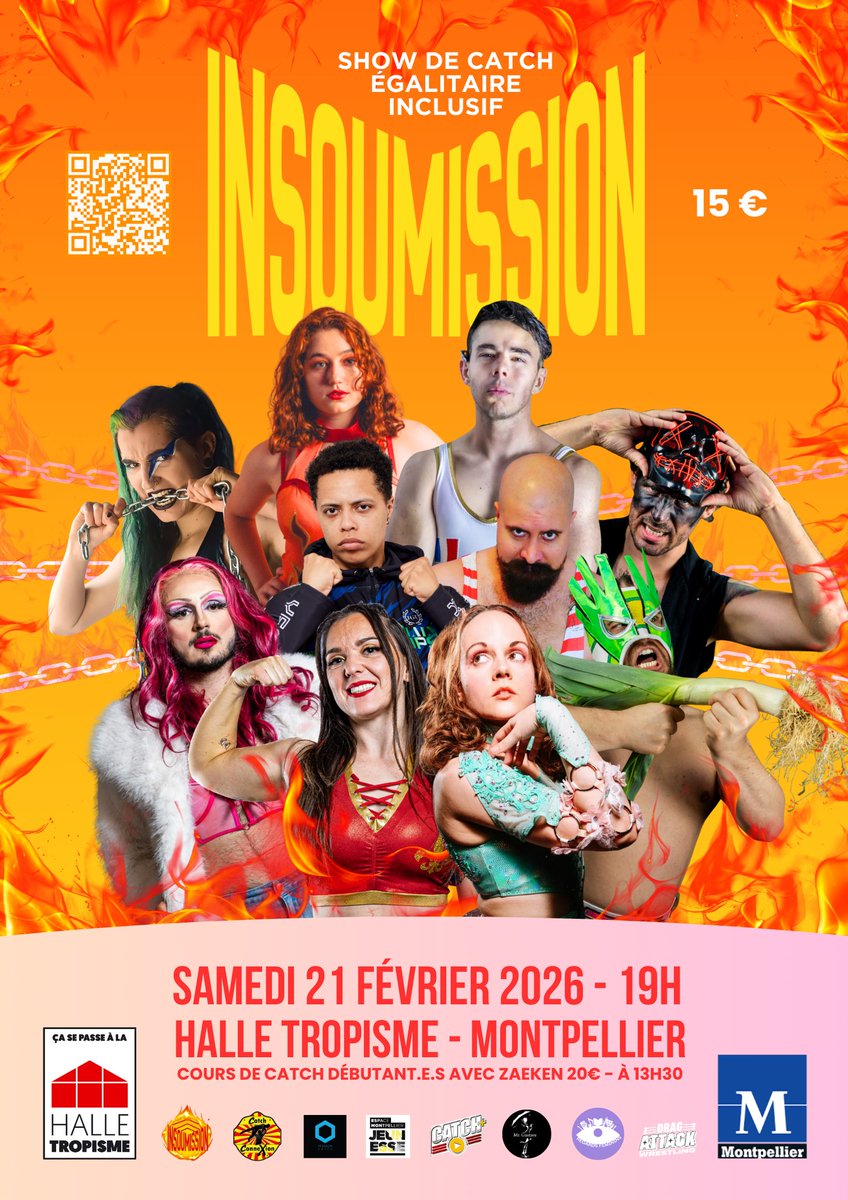 HexagonCatch's tweet photo. Ca parle beaucoup de #Catch féminin ces temps-ci, et bien voici un show paritaire pour vous. Offrez-vous cette expérience, dans la 7ème plus grande ville de France !

 SAMEDI 21 FEVRIER 2026 - MONTPELLIER https://t.co/aLSwAenvVq