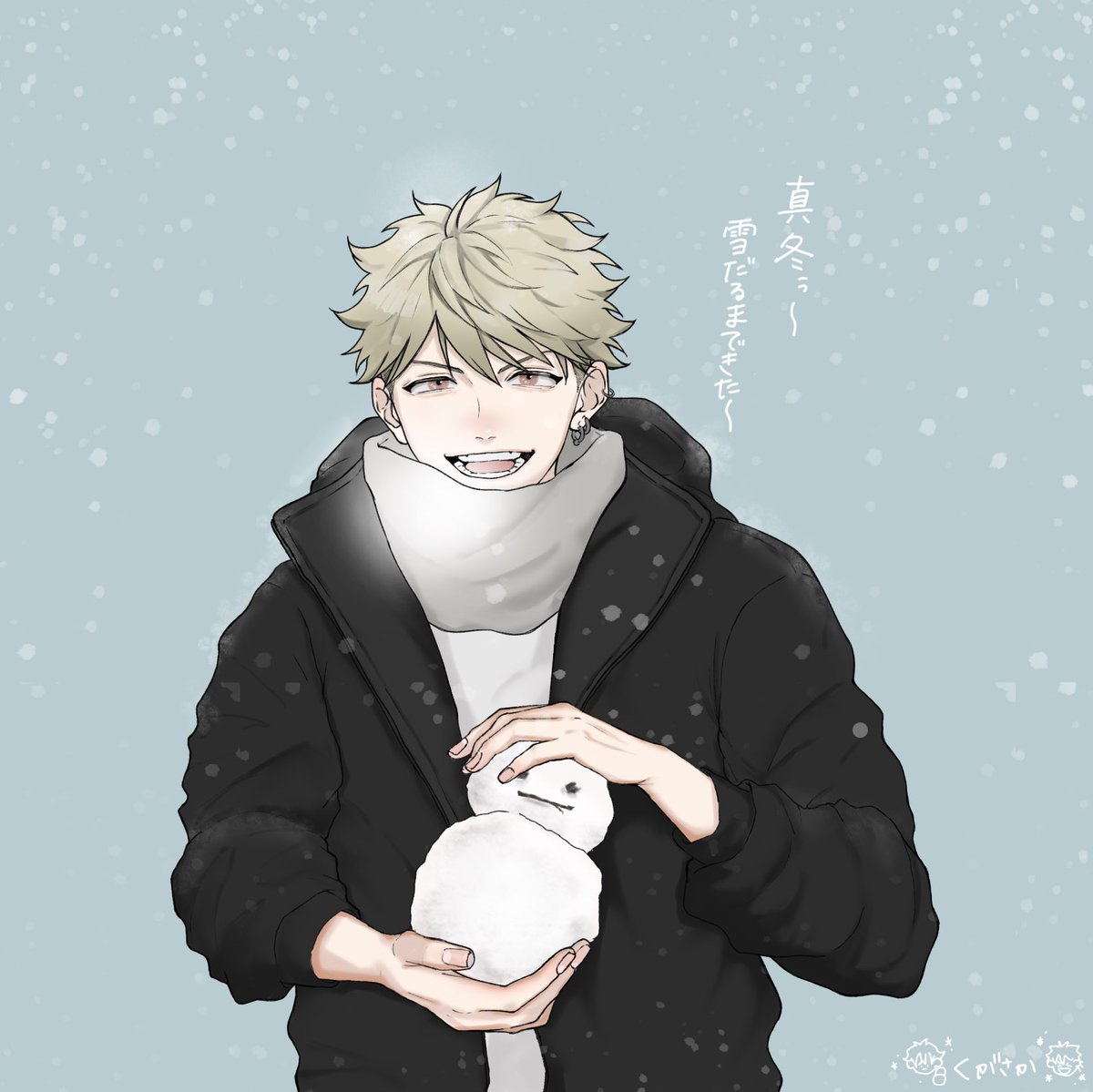 雪降ると由紀描きたくなるよね〜🌨️