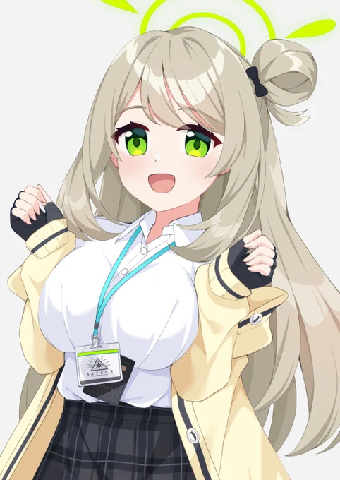 ブルアカ、ノノミちゃん。描いてみた。