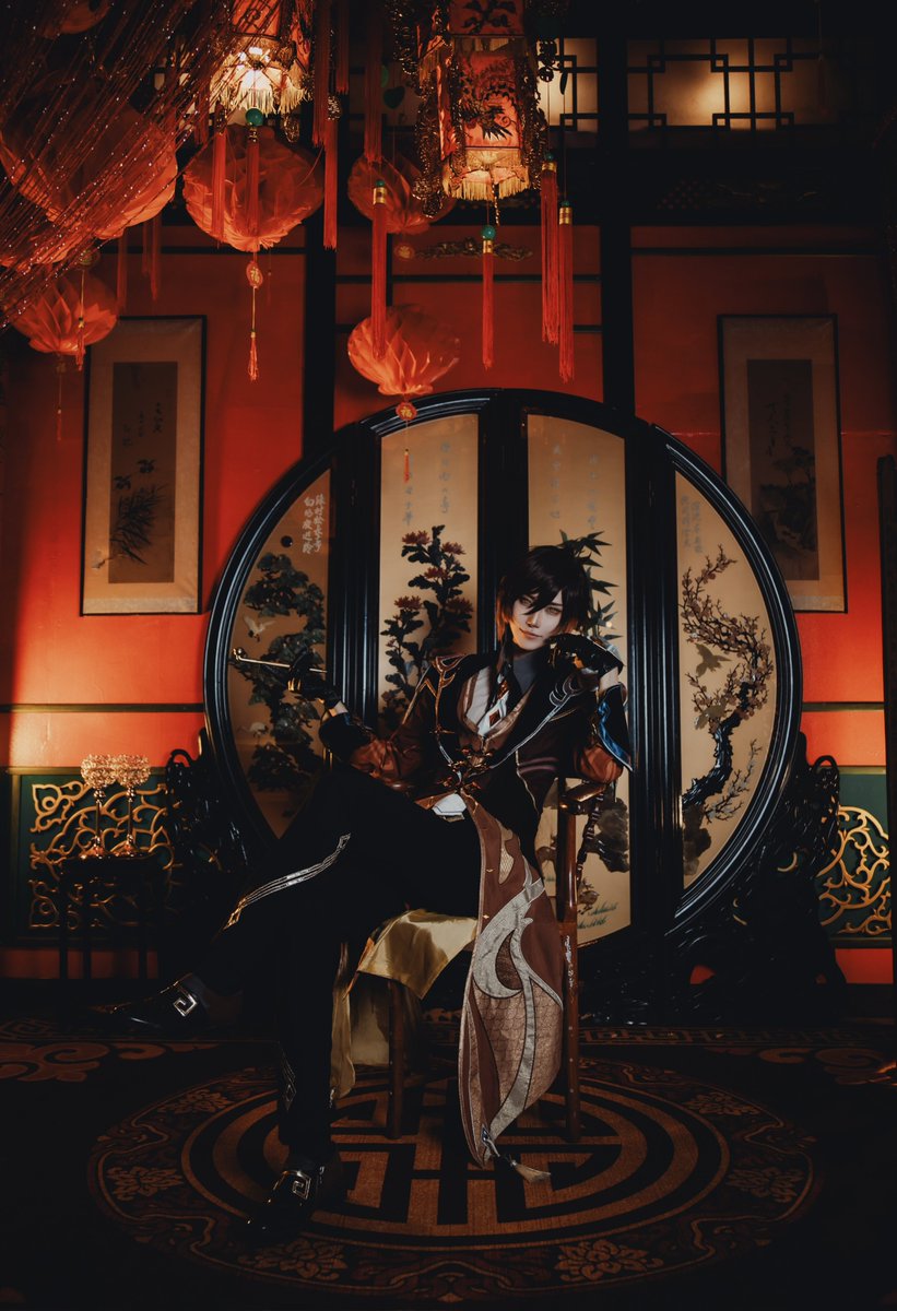 cos 原神 / 鍾離
海灯祭を祝して