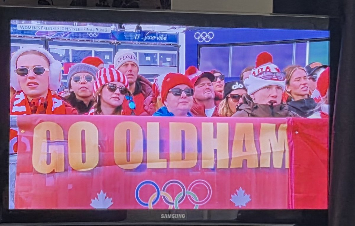 The Canadian Winter Olympics fans know 😃