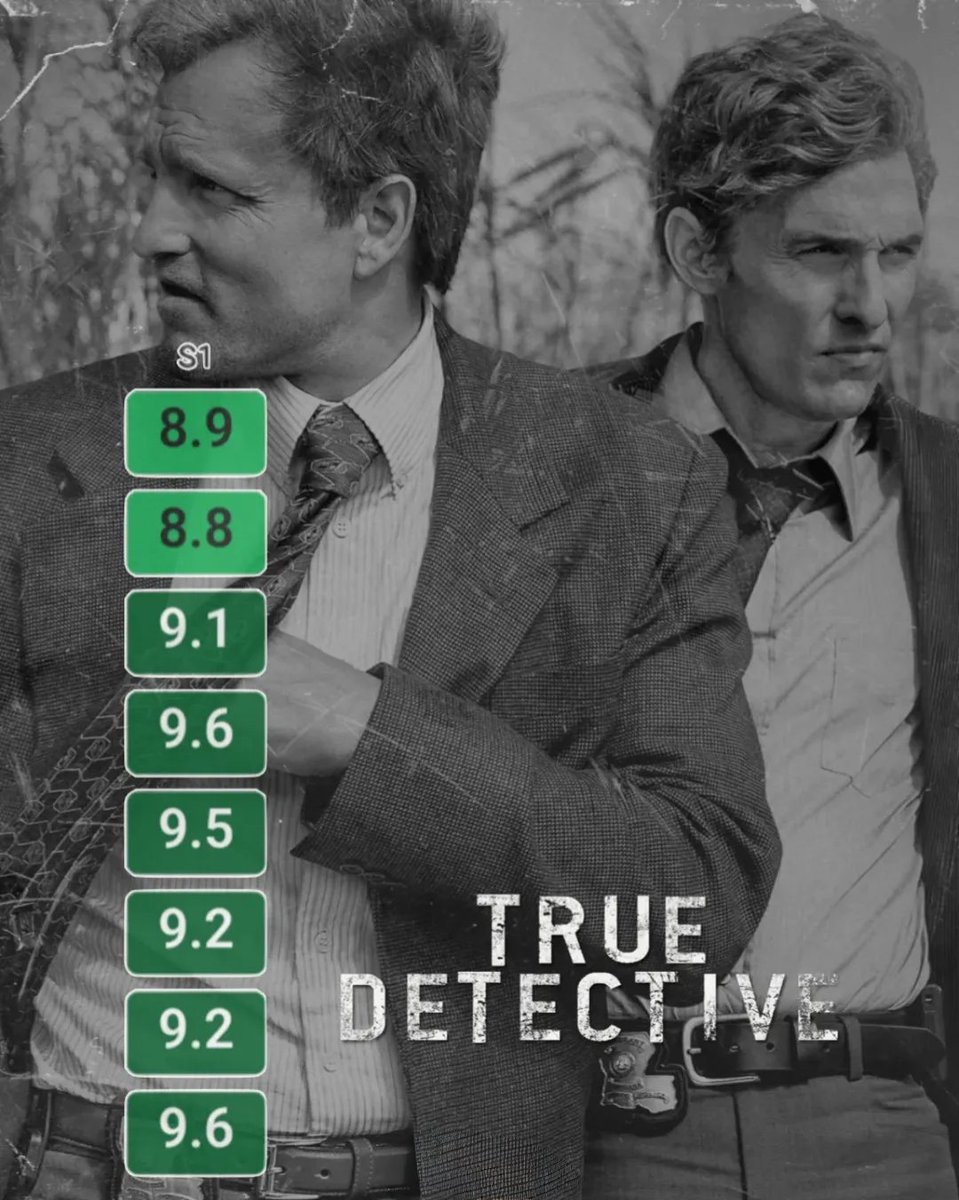 thecinelost's tweet photo. True Detective Season 1 is pure television perfection. https://t.co/G9Q1Onrqg0
