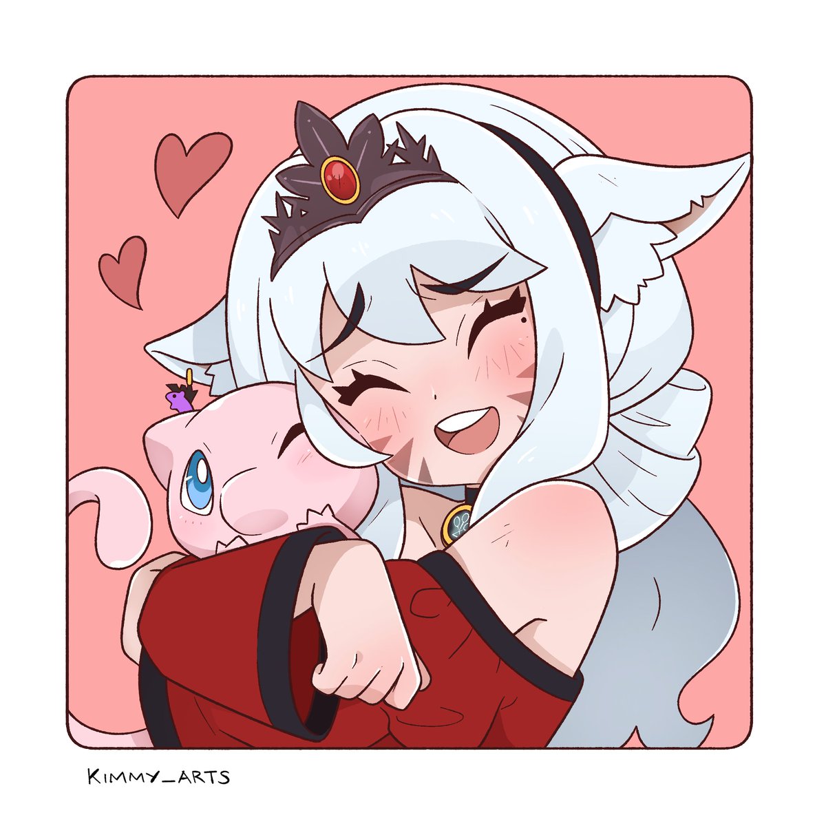 This is a Pokemon icon c0mm I did for <a href="/VeIvetXIV/">Velvet</a> of their adorable character Velvet ❤️