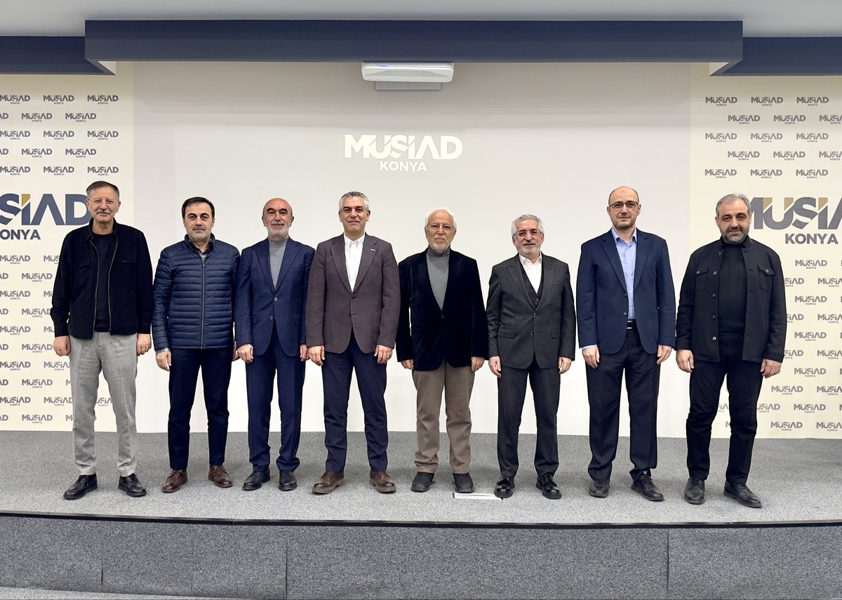 MUSIADKonya's tweet photo. Geçmişten geleceğe güçlü bir istişare…

Önceki dönem başkanlarımızın kıymetli katılımıyla 2025 yılını değerlendirdiğimiz, 2026 hedeflerimizi istişare ettiğimiz verimli bir buluşma gerçekleştirdik.

Bu anlamlı programda; 1993’ten bugüne taşıdığımız MÜSİAD ruhu, istişare kültürümüz, kurumsal hafızamız ve vefa anlayışımız ile yolumuzu daha da netleştirdik.

Ortak akılla, birlik ve beraberlik içinde; şehrimiz ve ülkemiz için daha güçlü yarınlara yürümeye devam ediyoruz.

@HasanAngiHA @ZOzboyac @selcukozturk_ @AslanKorkmaz42 @KLsimse @okkafaruk @KagniciHilmi @OsmanUlular