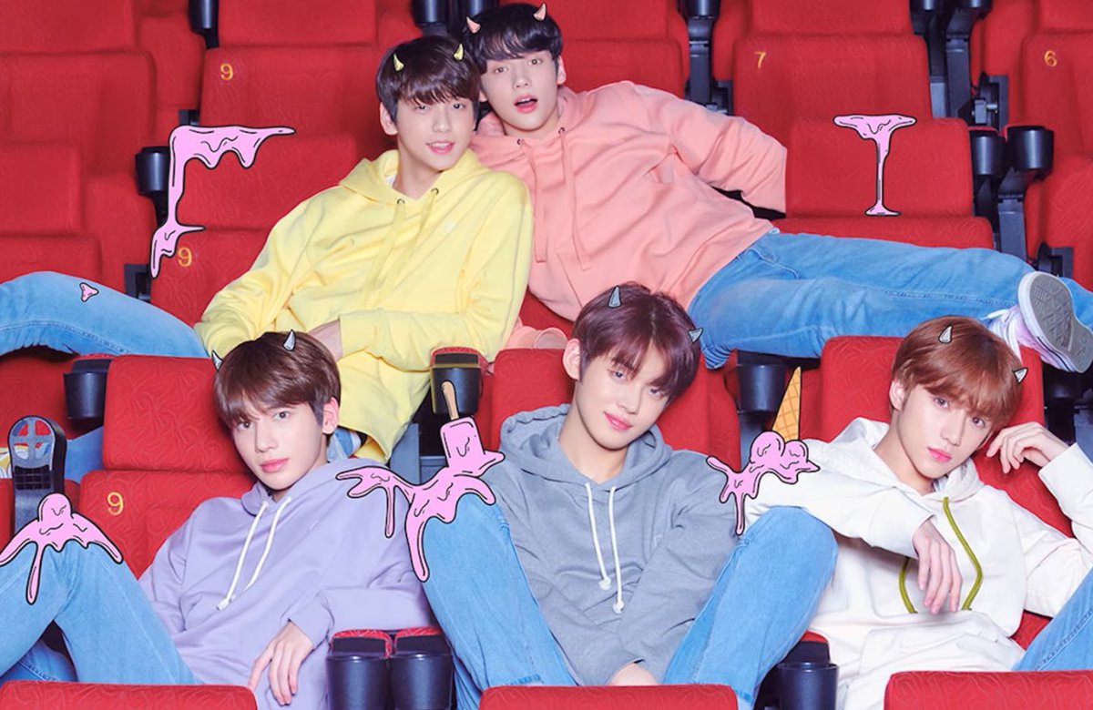 L0VELYBEOMIE's tweet image. when txt said “txt 2.0” this year they must’ve also meant txt redebut 😭