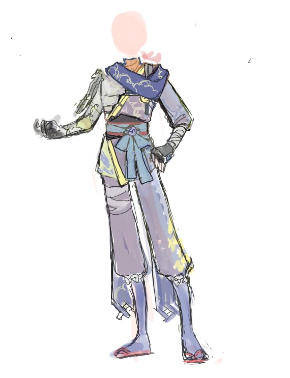 Ruiart0211's tweet image. W.I.P
Jay ver GI
#Ninjago #Jaywalker