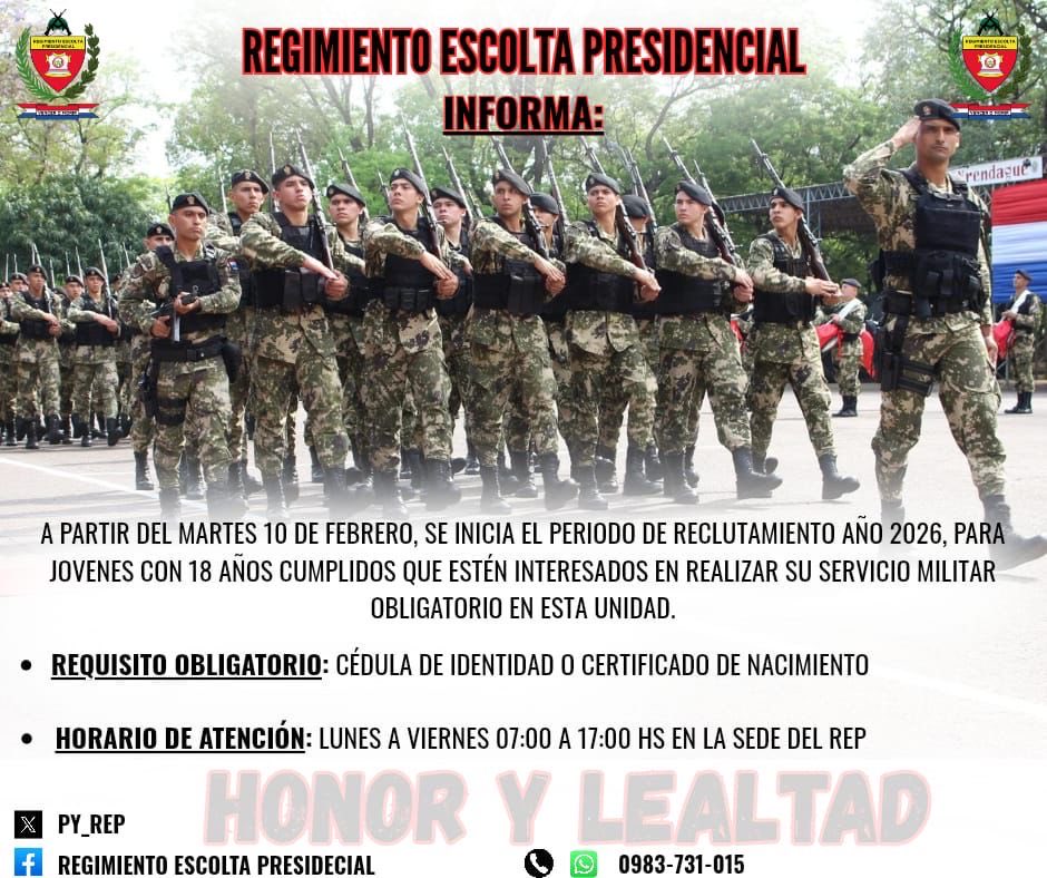 Regimiento Escolta Presidencial tweet media