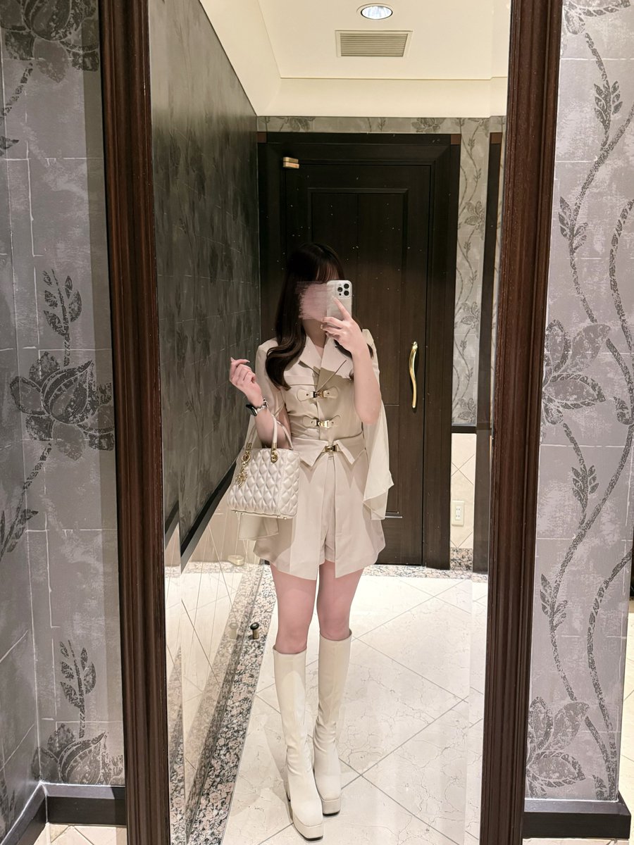 RANDYの[ 2way buckle design combinaison ]♡ ブラックとベージュの2