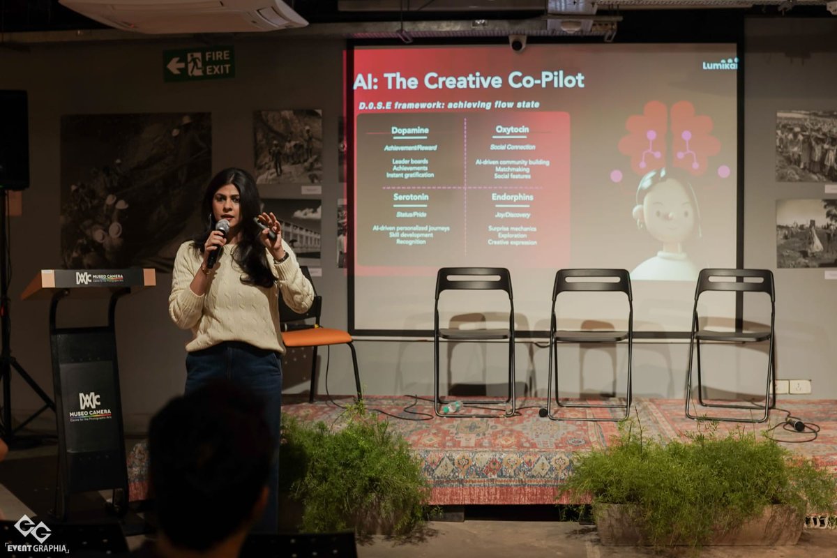 Lumikai's tweet image. Great conversations at GSF Spring Fest.

@SaloneSehgal shared Lumikai’s take on AI × Interactive Media - and how it’s reshaping games, edtech, animation, and digital platforms.

If there’s one takeaway:
AI is becoming the foundation of interactive experiences.

#InteractiveMedia