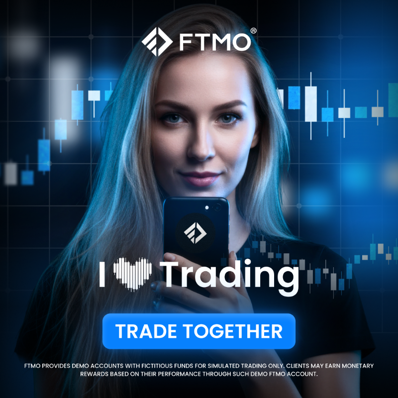 FTMO_com's tweet photo. Do what you love. Get an FTMO Challenge and start earning simulated rewards.
