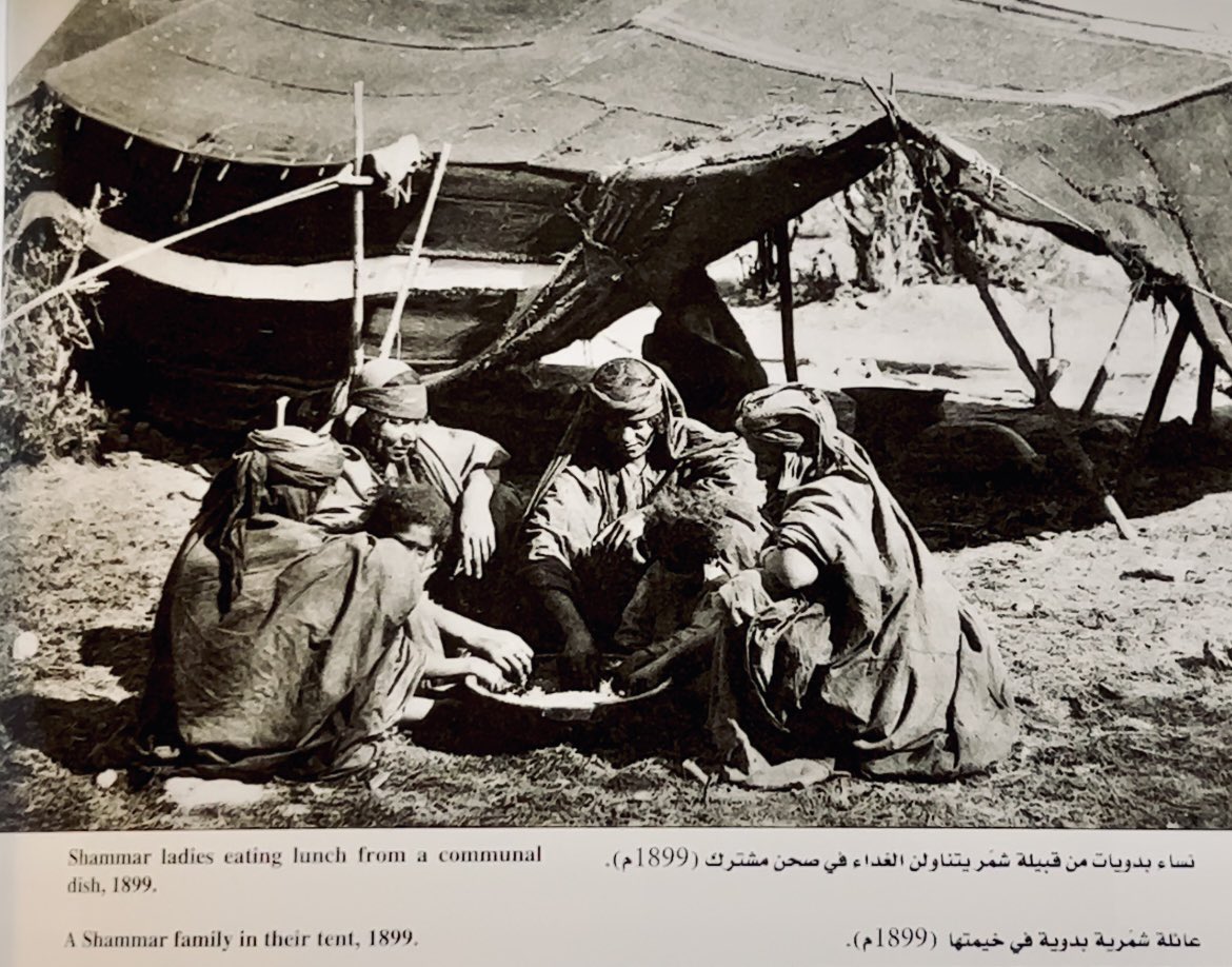 صورة قديمة من 126 سنة يُعتقد بأن هذه أقدم صورة تم التقاطها لنساء شمال #الجزيرة_العربية عام 1899م للمصوّر Alois Musil، وهو من أكثر المستشرقين الأوروبيين توثيقًا لقبائل شمال نجد وحائل وقبيلة شمر في أواخر القرن التاسع عشر. وقد قام #برحلاتٍ ميدانية متكررة إلى الجزيرة العربية بين