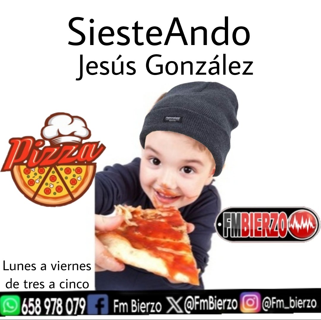 Día de la pizza!🍕
Me pregunto...<a href="/jesushitbierzo/">Jesús González</a> de niño pondría  esta cara ante una pizza o sólo lo haría con un botillo? 🤣😜
Al lío 🕒#siesteando
<a href="/FmBierzo/">FM BIERZO 107.3</a> <a href="/DuqueIzquierdo/">Charo Izquierdo Duque</a> <a href="/jemar666/">ChechuM</a>  <a href="/julianB_S/">Julián Ballesteros</a> <a href="/serhumano91/">serhumano9</a> <a href="/sanchezacebes69/">Jandro69</a> <a href="/palomi2904/">Paloma</a> <a href="/LuisdeRenteria/">꒒ꀎꀤꌚꀷꏂꋪꏂꈤ꓄ꏂꋪꀤꍏ</a> <a href="/diosdelbierzo/">Carlos ✌️🇪🇦</a>