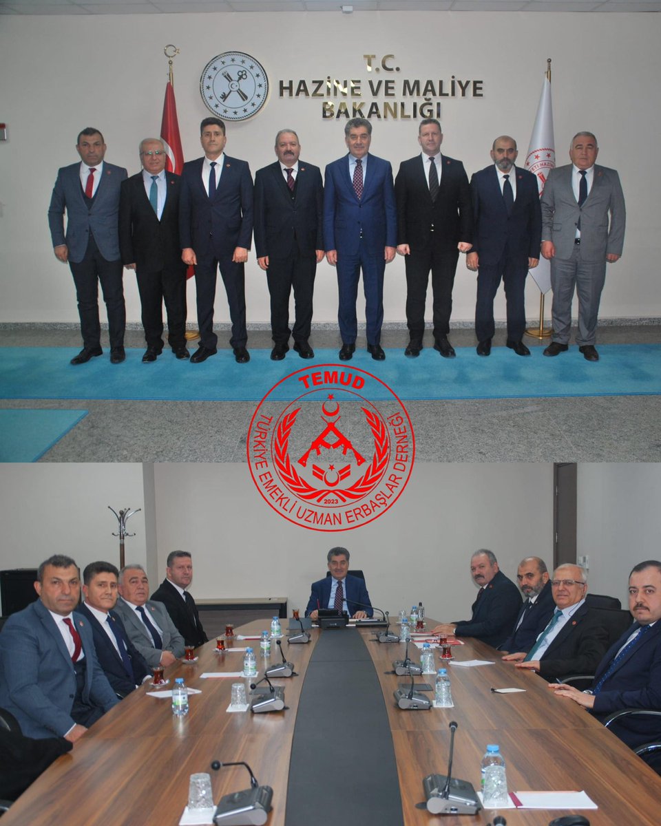 alitilkici38's tweet photo. Türkiye Cumhuriyeti Hazine ve Maliye @HMBakanligi Bakan Yardımcımız Sayın Abdullah Erdem Cantimur ile Türkiye Emekli Uzman Erbaşlar Derneği (TEMUD) Genel Başkanı Ali Tilkici ve yönetim kurulu tarafından gerçekleştirilen görüşmede; uzman çavuşlarımızın özlük hakları, mali durumları, tazminatları ve maaşlarında yapılması gereken düzenlemeler, bordrolar ve somut örneklerle detaylı şekilde kendilerine arz edilmiştir.  
Tüm kahraman TSK personelinin ayrım göstermeden maaş eksiklik ve karşılaştırmalı  bordroları sunulmuş Vatan için görev yapan tüm kahramanların Tsk Tazminatlarında maaşlarında düzenleme istenmiştir.
Emekli uzman Çavuş,Emekli Asb.Emekli bnb lara Milli Savunma Bakanlığınca hazırlanan ilave tazminatın Maliye bakanlığınca onaylanması
Emekli Uzman Çavuşlara 1 derece verilerek üst ekgöstergeye ulaşmalarının sağlanması istenmiştir. 

Konuya gösterdiği hassasiyet ve yapıcı yaklaşımı dolayısıyla Sayın Bakan Yardımcımıza camiamız adına teşekkür ediyor, sorunların çözümü için yürütülen çalışmaların kararlılıkla devam edeceğine inanıyoruz.  
Var olsun @TEMUD_2024 
Var olsun Uzman Çavuşlar.
Ayrıntılı yayın Akşam saat 19.00’da instagram sayfamızdan yayınla yapılacaktır
#UzmanÇavuş