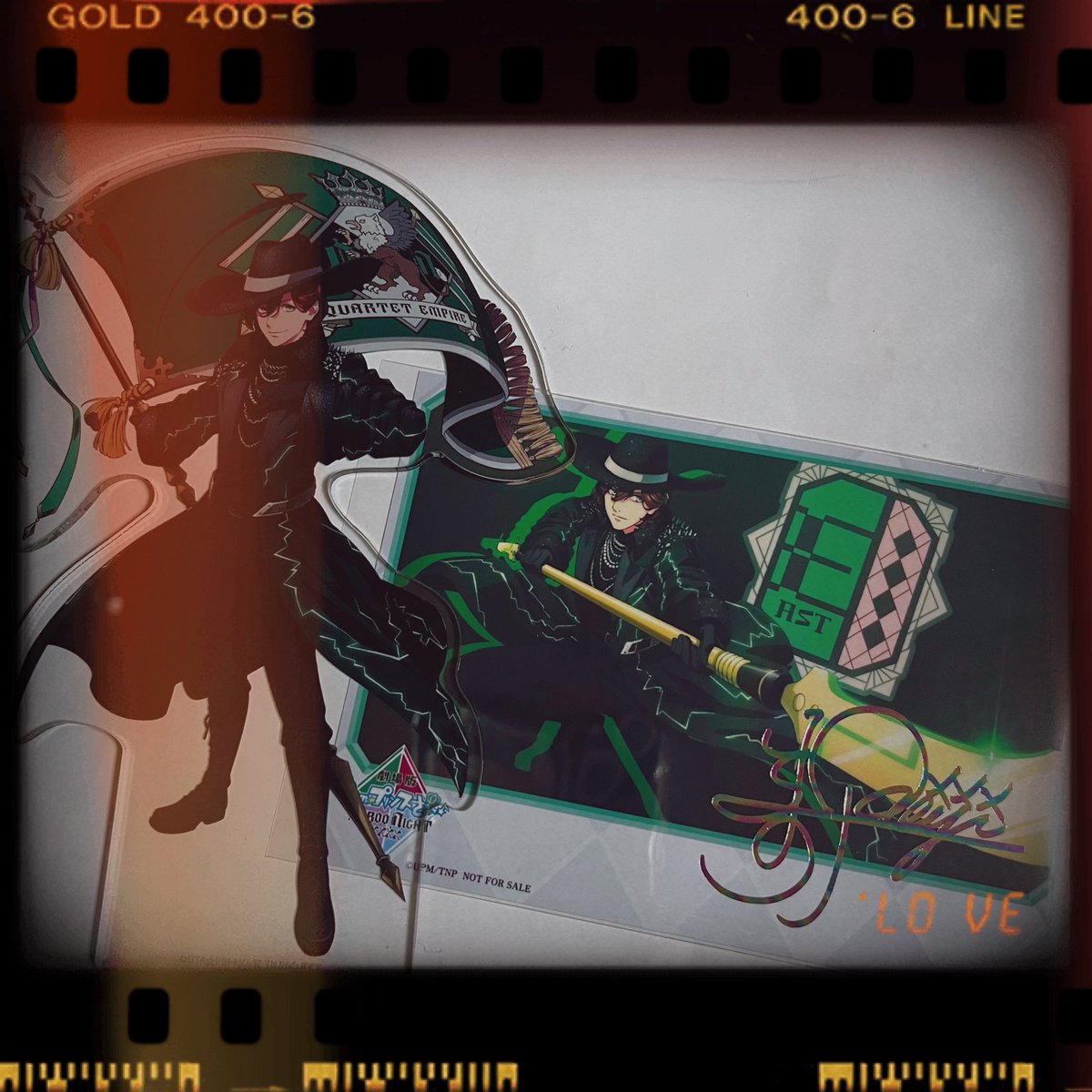 こちらも交換して頂いてお迎えできました！嶺二さんの箔押しサイン入り