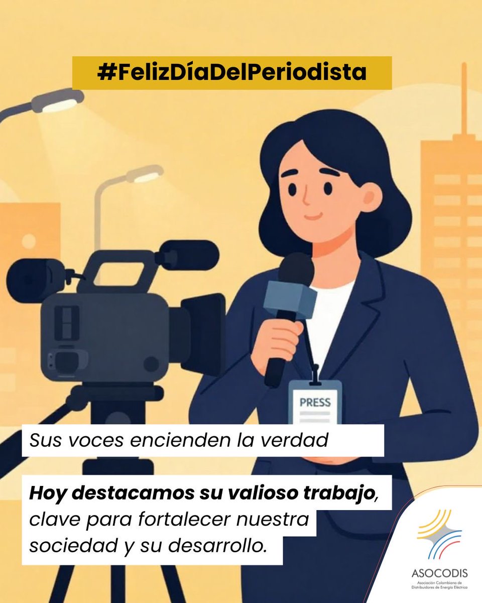 Image for the Tweet beginning: #DíaDelPeriodista
En su día, nuestro mensaje