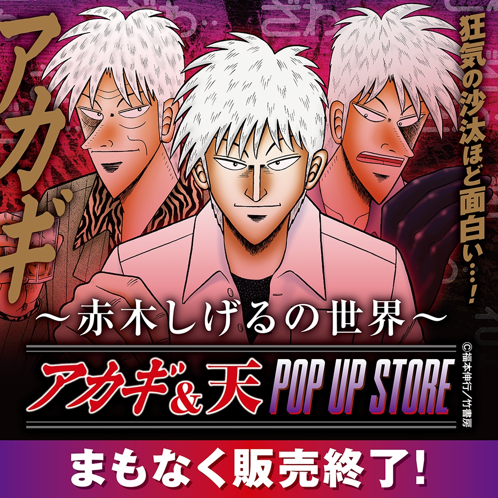 ☆商品情報☆ 【アカギ・むこうぶち商品終売迫る！】 『アカギ〜闇に