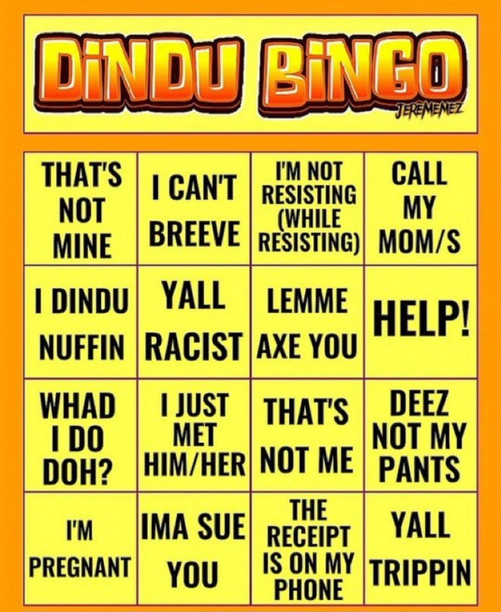 jamesnoble57257's tweet image. Another "I ain't dindu nuffin!"