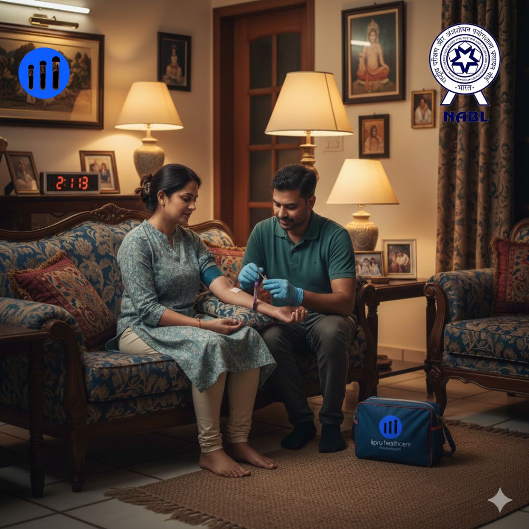 Lipruhealthcare's tweet photo. Stress is common.
Ignoring health is dangerous.
📲 Book your home blood test here:
👉 https://t.co/PK49YOtXeu
#StressAndHealth
#BloodTestInMumbai
#HomeBloodTestInKandivali
#PreventiveHealthCheck
#WorkingProfessionalHealth
#AffordableBloodTest
#LipruHealthcare https://t.co/klgaiGGnJA