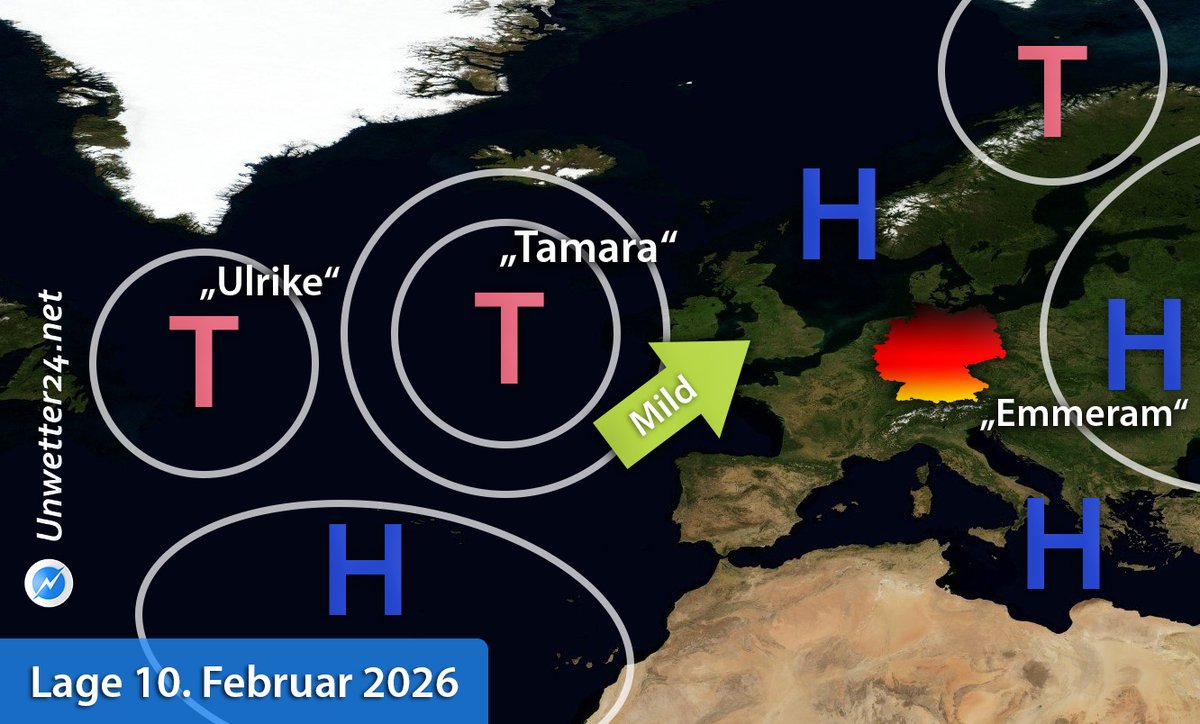 🌨️ Fastnacht und Karneval 2026 mit Schnee und Regen 🌧️

Mit dem Tief "Tamara" starten wir in eine recht nasse Phase, die uns immer wieder Regen und Schnee bringt. Der Winter ist damit aber noch nicht vorbei...

Mehr dazu: unwetter24.net/2026/02/09/fas…

#Schnee #Regen #Tauwetter