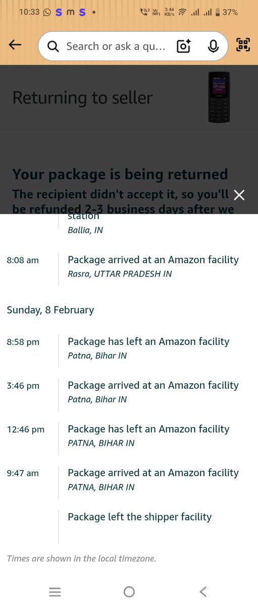 ashutoshau678's tweet photo. @AmazonHelp Issue not resolve till time @AmazonHelp @amazonIN @Jeff_Bezoz_bot @abplive @narendramodi @AmitShah https://t.co/azzymMYv7e