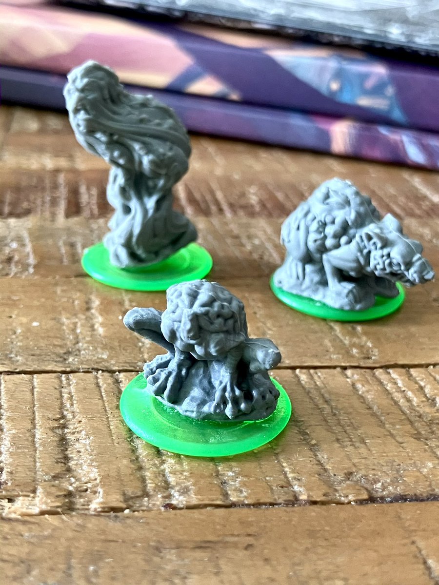 Entering the monster stat block of my homebrew Gamma World inspired game. Going through my kit bashing box, looking for suitable post apocalyptic monsters.
Need some creature names for these mutant inspired monsters… any ideas?
#ttrpg #RPG #miniatures #mutants