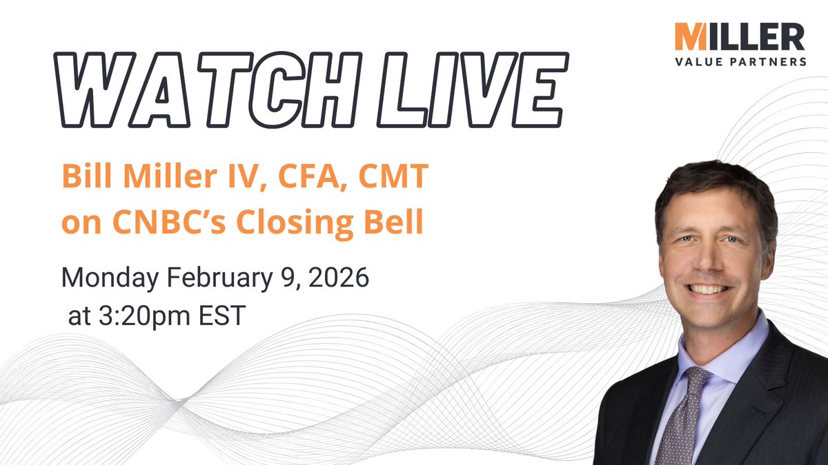 MillerValue's tweet image. Today at 3:20pm EST, @billfour will join @ScottWapnerCNBC to talk about his take on bitcoin last week and where he sees opportunity in today's market. Tune into CNBC's Closing Bell this afternoon.

#Bitcoin #MarketOpportunities #CNBC #ClosingBell #BillFour #ScottWapner