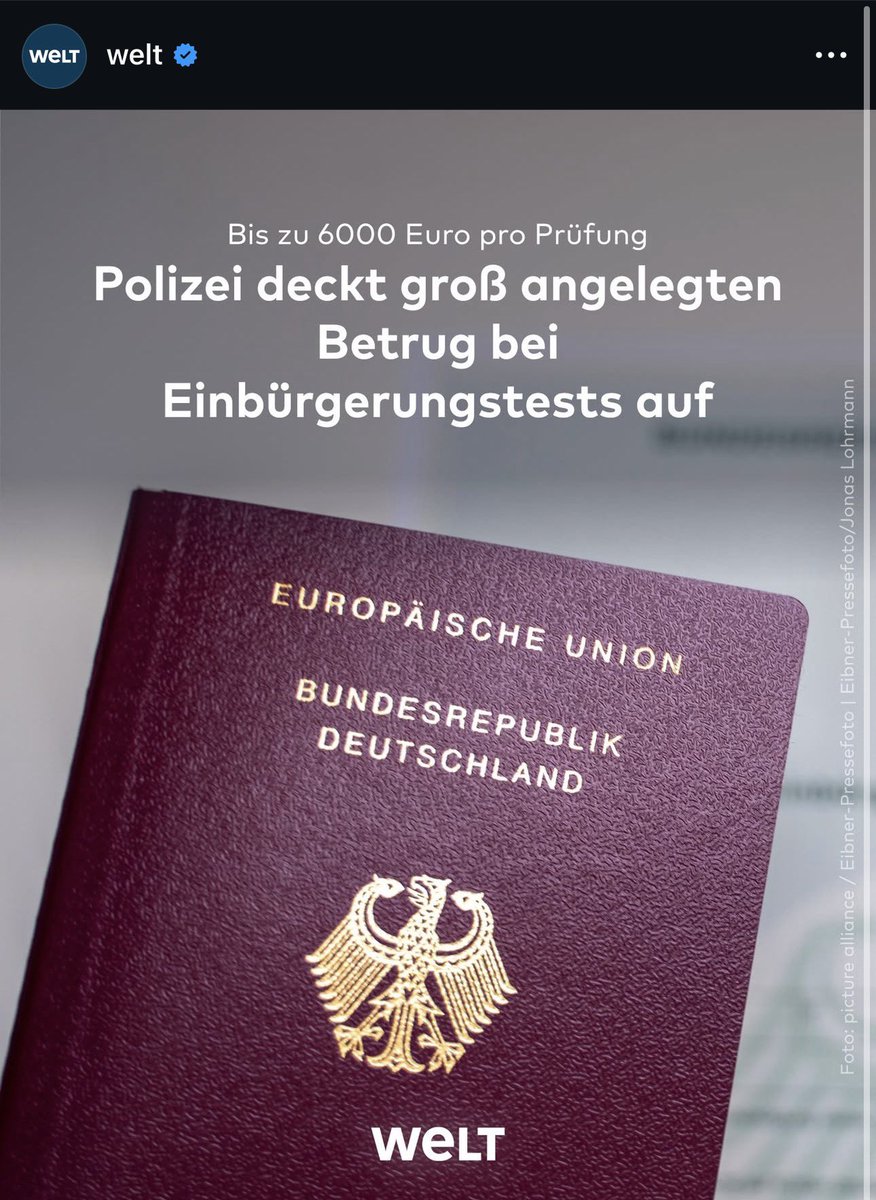Staatsbürgerschaft entziehen und unwiderruflich ab in die Heimat.
Wir dürfen uns nicht ernsthaft auch noch verarschen lassen.
instagram.com/p/DUiX1ruklqW/… <a href="/welt/">WELT</a>