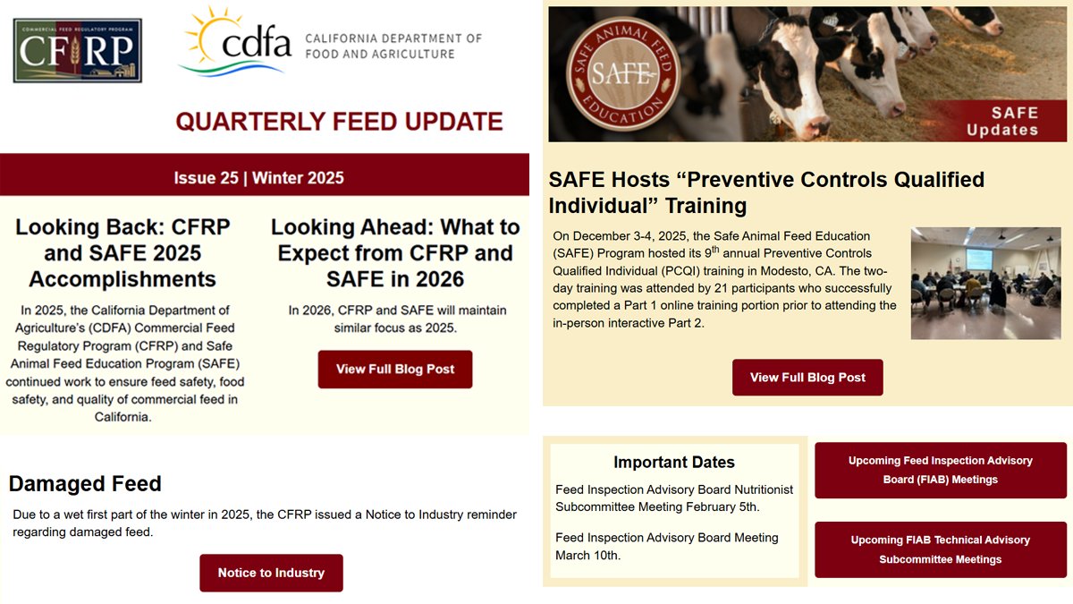 CA Food and Ag Inspection Services Division tweet media