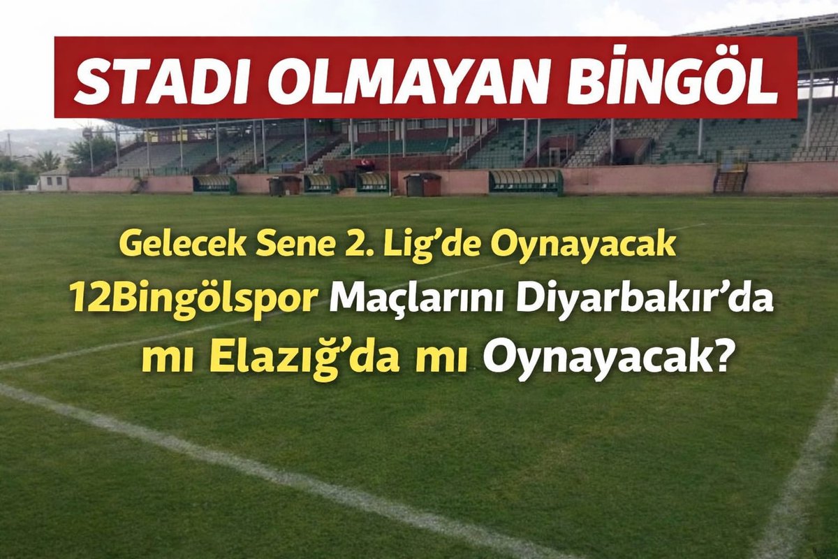 BingolXHaber's tweet photo. BİNYAD’dan 12Bingölspor ve Şehir Stadı Çağrısı
#bingölxhaber

Bingöl ve İlçeleri Sosyal Yardımlaşma Kültür Derneği (BİNYAD), 2. Lig yolunda liderliğini sürdüren 12Bingölspor ile ilgili önemli bir açıklama yaptı.

BİNYAD tarafından yapılan açıklamada, 2. Lig yolunda emin adımlarla ilerleyen ve ligde 1. sırada yer alan 12Bingölspor’un, yönetimi, futbolcuları ve Bingöl halkıyla birlikte tek yürek olduğu vurgulandı. Takımın hedefinin ise gelecek sezon 2. Lig’de mücadele etmek olduğu belirtildi.
Açıklamada, sportif başarıya rağmen Bingöl adına üzüntü verici bir gelişmenin yaşandığı ifade edilerek, 12Bingölspor’un 2. Lig’de oynayacağı şehir stadyumunun yapımının 2026 yılı yatırım programına alınmadığına dikkat çekildi.

Mevcut stadın Türkiye Futbol Federasyonu (TFF) kriterlerine uygun olmadığı belirtilen açıklamada, olası bir 2. Lig’e yükselme durumunda maçların Diyarbakır veya Elazığ stadyumlarında oynanmasının talep edilmesinin kuvvetle muhtemel olduğu kaydedildi. Bu durumun hem kulüp hem de şehir açısından ciddi mağduriyet oluşturacağı ifade edildi.
BİNYAD açıklamasında, sporun gençlerin geleceği, aidiyet duygusu ve sosyal hayat üzerindeki etkisine dikkat çekilerek, sportif başarı yakalayan bir şehrin altyapı eksikliği nedeniyle başka illerde maç oynamaya zorlanmasının kabul edilemez olduğu vurgulandı.
12Bingölspor’un başarısının tesadüf olmadığı, emeğin, inancın ve birlikteliğin sonucu olduğu belirtilen açıklamada, bu başarıya yakışır bir şehir stadının Bingöl’e kazandırılmasının artık bir tercih değil zorunluluk olduğu ifade edildi.
BİNYAD, yetkilileri Bingöl halkının beklentilerine kulak vermeye ve şehrin sesini duymaya davet etti.

@ahmetzoroglan @ifa_medya 
@serdarKaan12 #BİNYAD