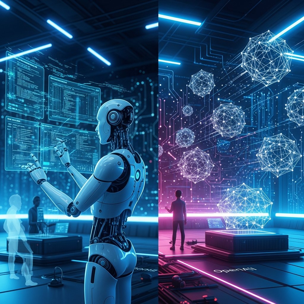 GenTextLab's tweet image. OpenAI just compressed their model release cycle to under a month between versions, while Anthropic reports that "effectively 100%" of their product code is now written by Claude itself.

We're witnessing the recursive improvement loop that researchers theorized about for…