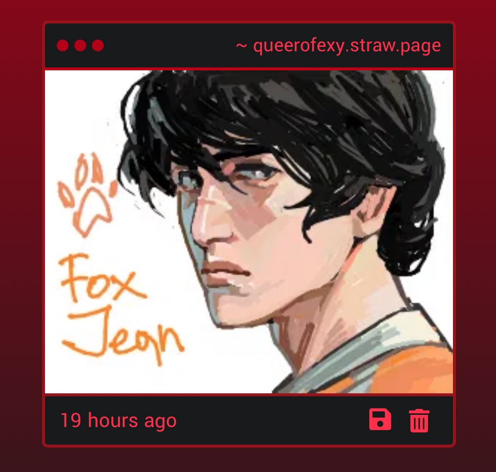 queerofexy's tweet image. hey @rishapng did you know you’re insane!!! this is insane! fox jean moreau my beloved 😭
