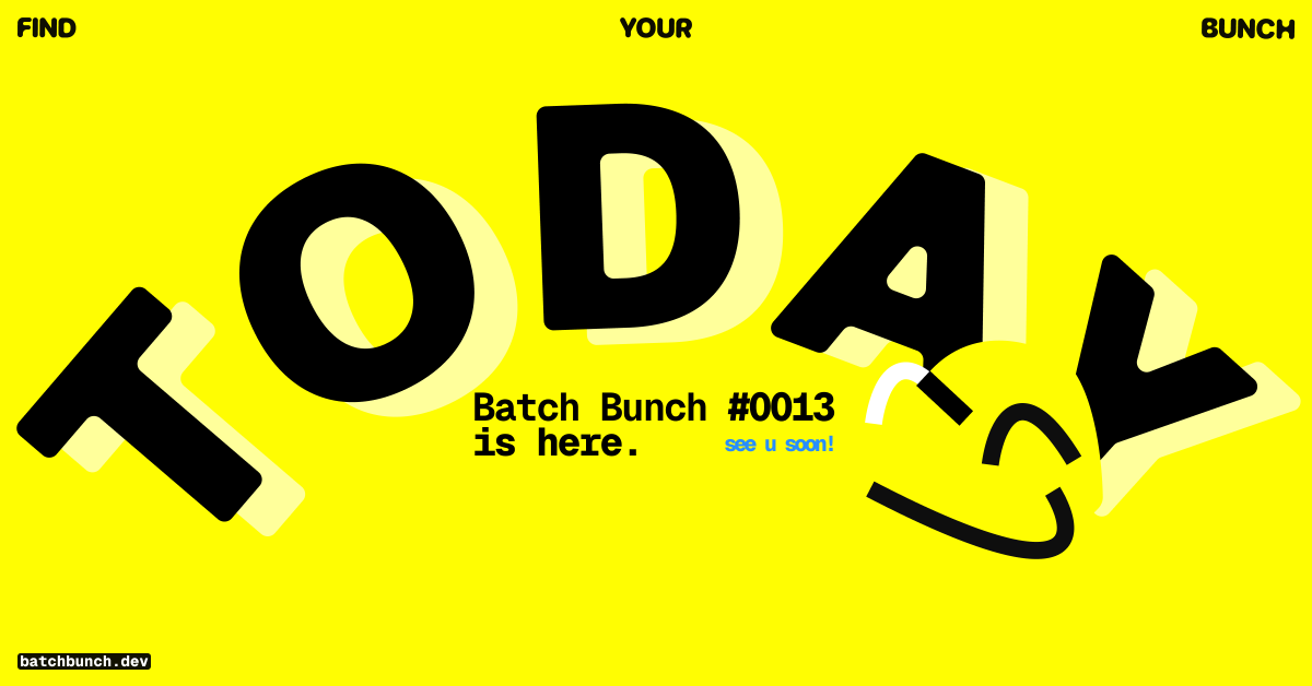 Batch Bunch tweet media