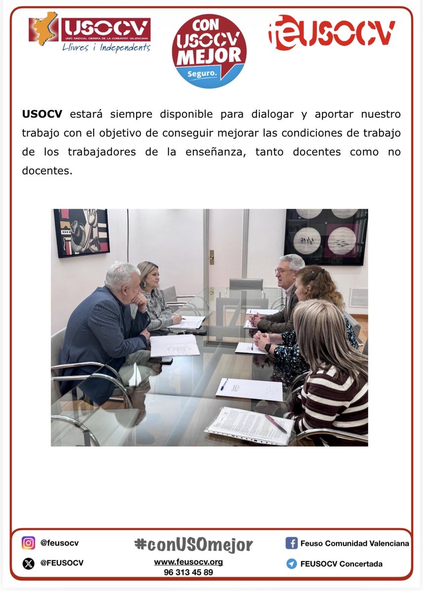 Feuso Comunidad Valenciana tweet media