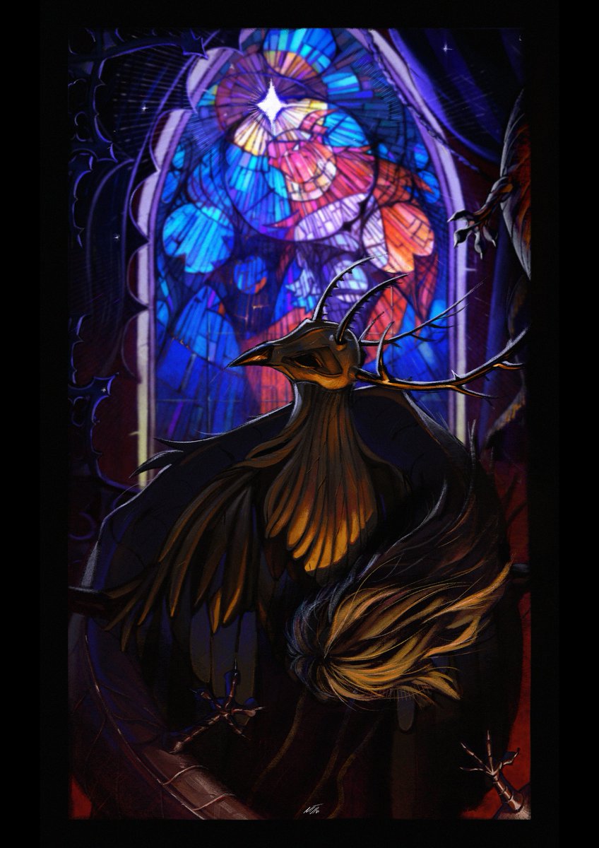 QRT with your art with horns 😈#darkfantasy #originalcharacter #CLIPSTUDIO
