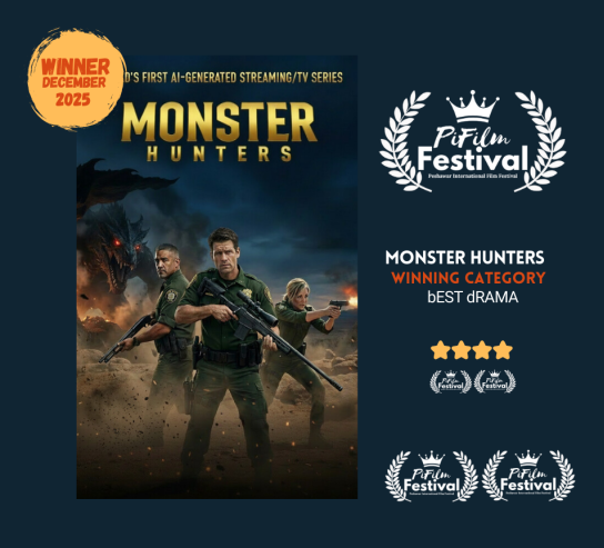 MONSTER HUNTERS: World's First AI Streaming Series tweet media