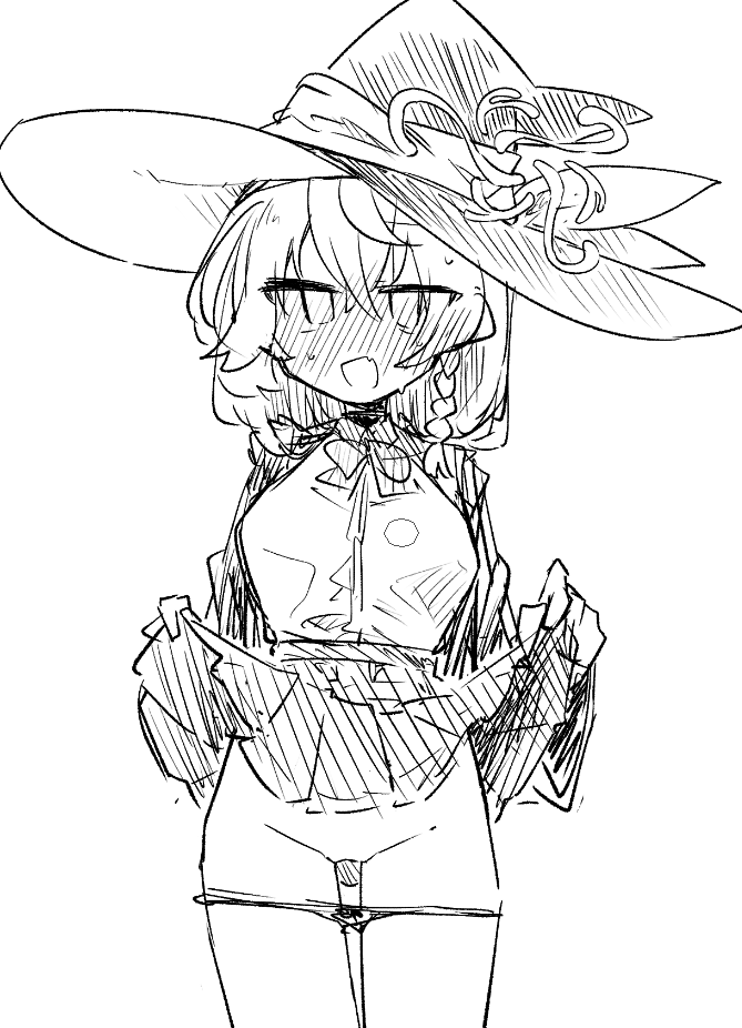 なんかボンキュッボンのシルエット描くの上手い
普段描かないのに 