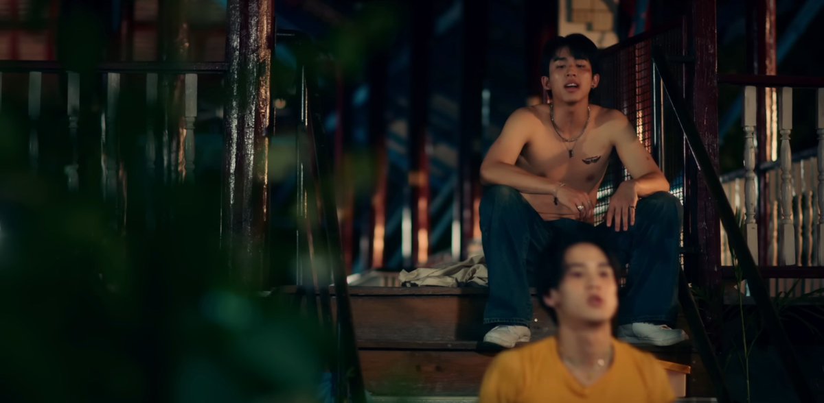 LiirBL's tweet image. Oh: maybe if we take off our clothes we won't have to fight each other any more! 
_____
Now he's just fighting his feelings instead 🤣
 #MuTeLuvLoveMeIfYouSwearEP1