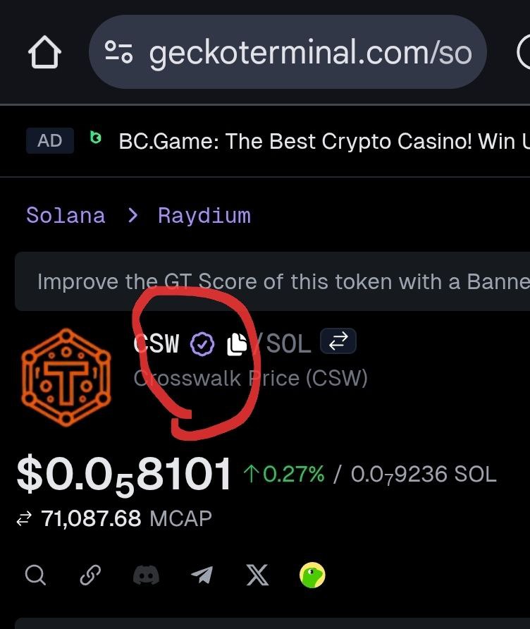 Crosswalk Token tweet media