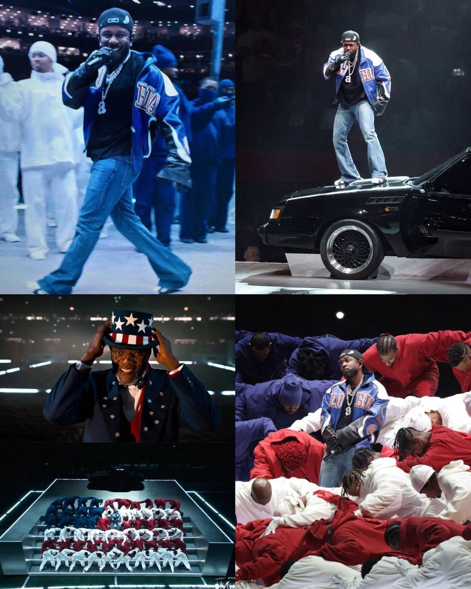 🎤🏟️ Hace un año, Kendrick Lamar hizo historia en el Super Bowl.

Mientras el beef con Drake daba de qué hablar, Kendrick respondió desde uno de los escenario más grandes del mundo.