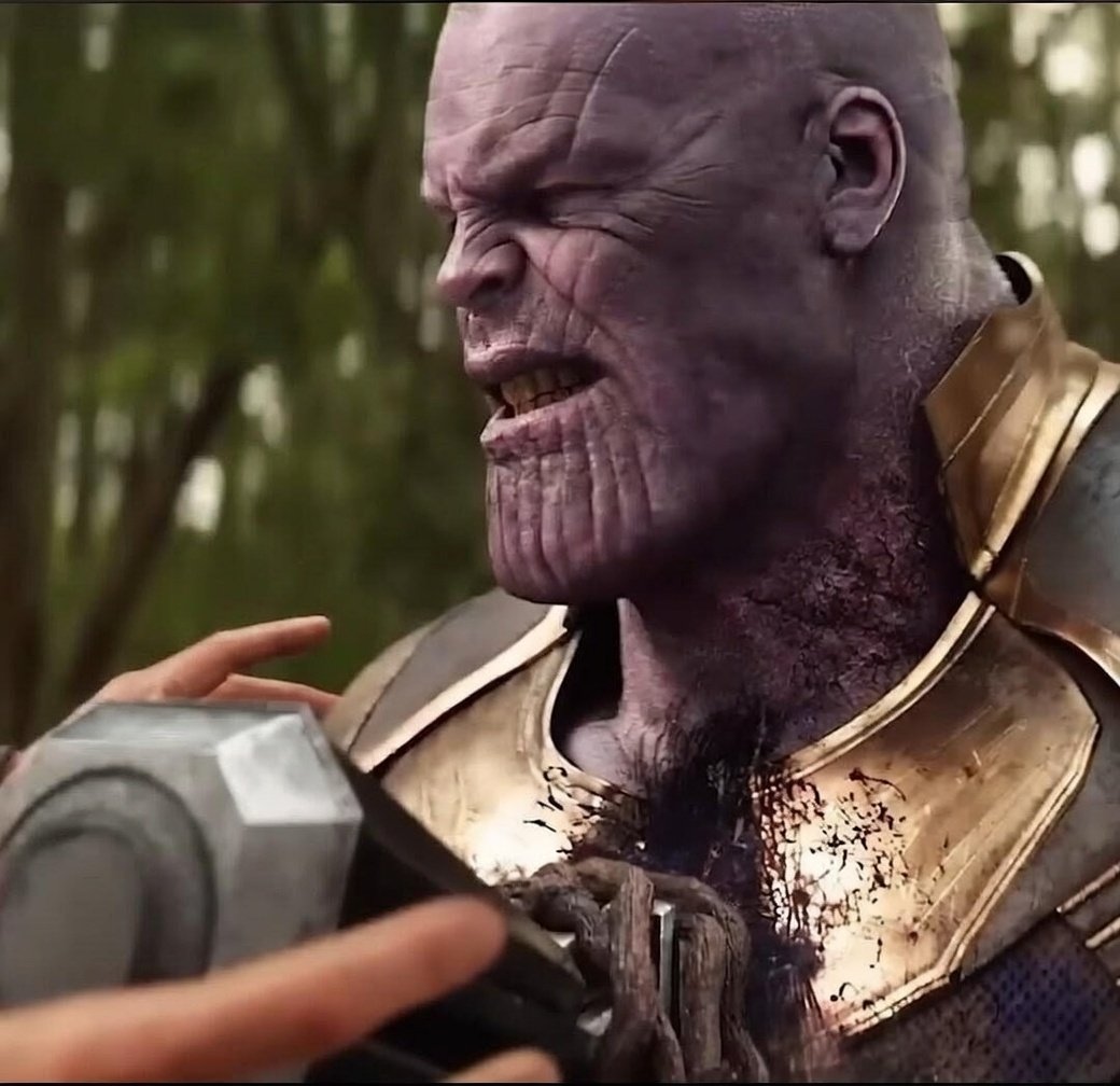 🚨 Wtf.… have you noticed the colour change in Thanos' blood?

In Infinity War, Thanos bleeds RED when Tony punches him… but magically turns PURPLE when Thor hits him with Stormbreaker.

I think it could be due to Thanos’ alien biology. As a Titan, his blood might change color