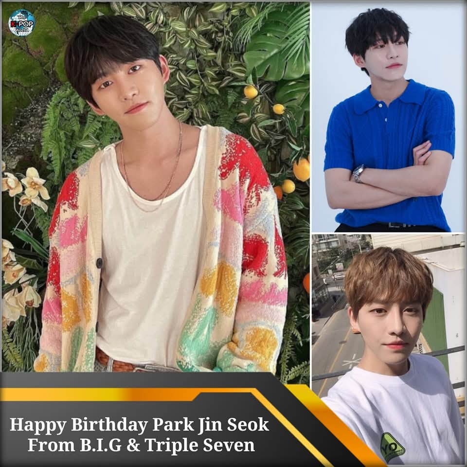 THEKPOPWOR46706's tweet image. Happy Birthday! 🎂🎁🎉
#ParkJinSeok from #BIG &amp;amp; #TripleSeven 💗
1998.02.09