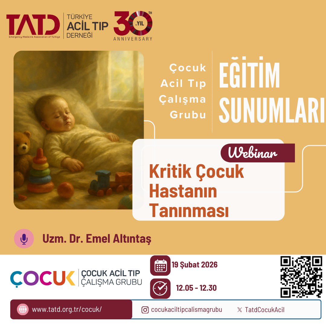 TATD Çocuk Acil Tıp Çalışma Grubu tweet media