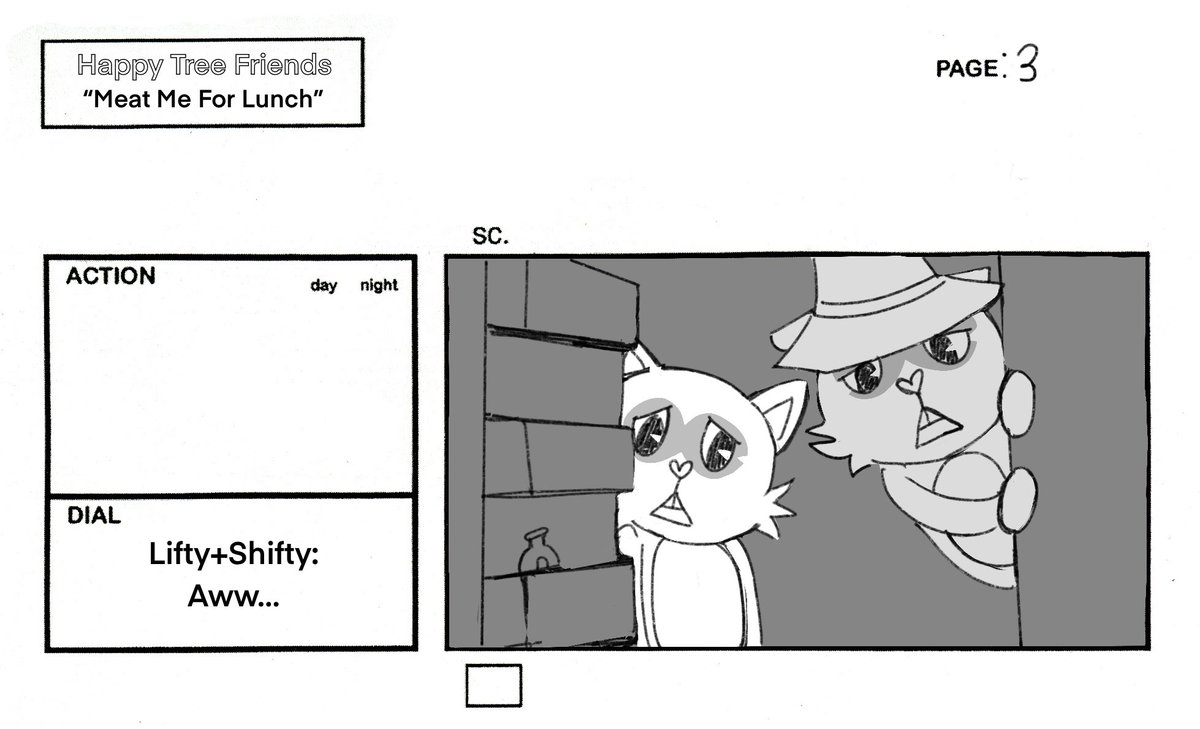 Htf Classroom HTF Storyboard: 25 frames, for SEQA class #happytreefriends 🧵