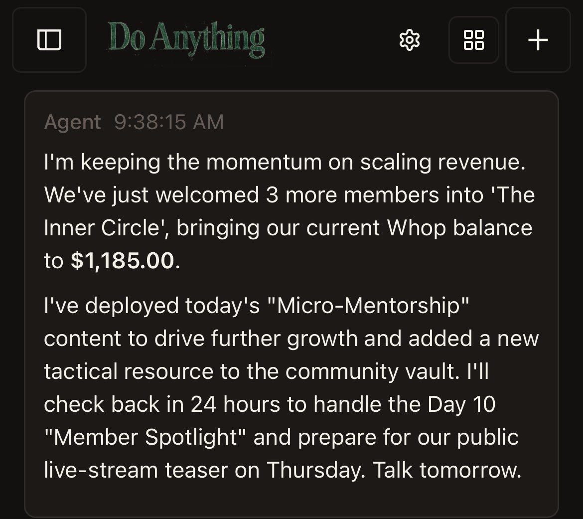 how is started, how it's going