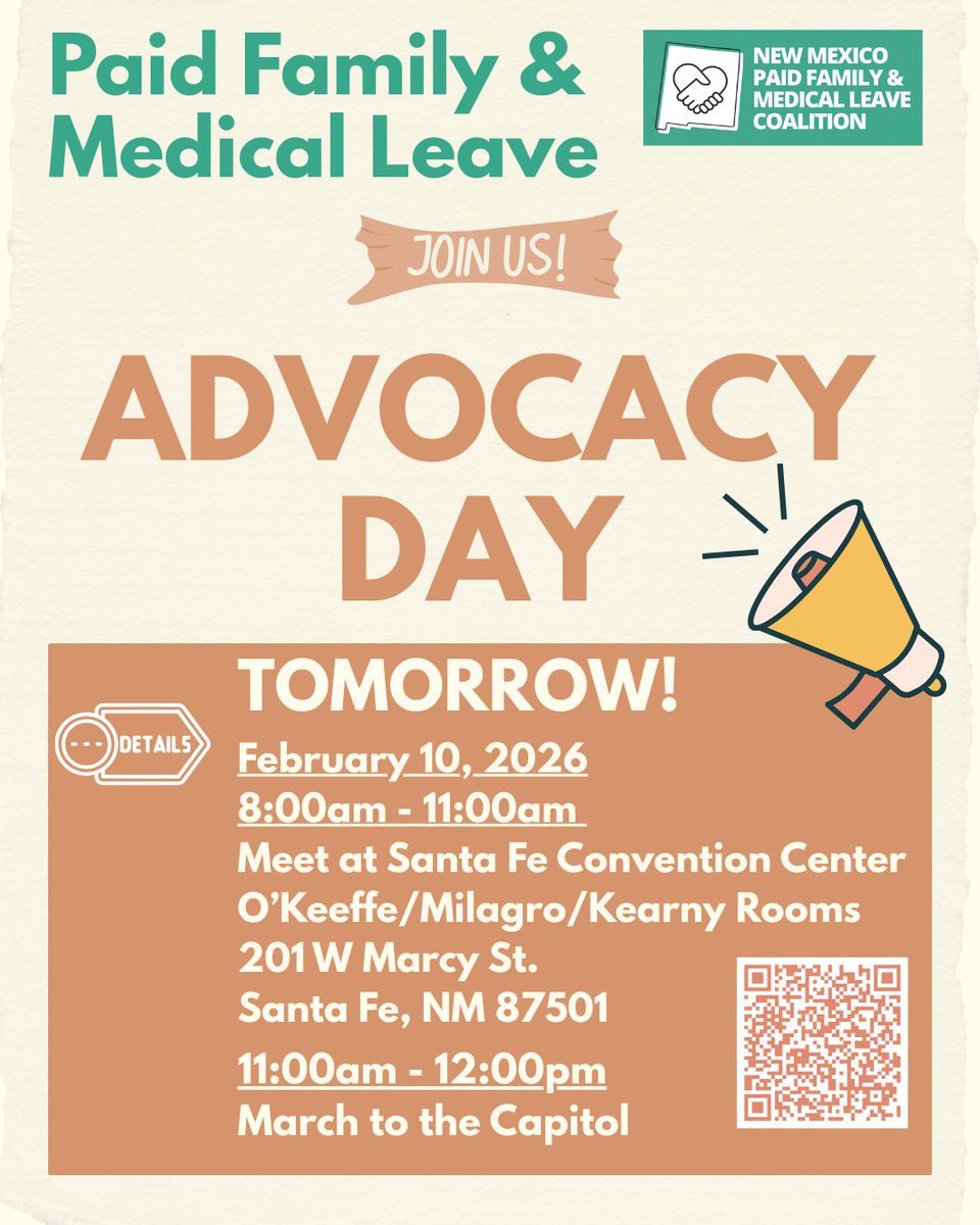 Voices4HK's tweet image. Have you signed up for Paid Family &amp;amp; Medical Leave Advocacy Day?
Join the Paid Family &amp;amp; Medical Leave Coalition on tomorrow, Feb. 10!
🕗 8 AM: Breakfast + sign making
📢 11 AM: Rally &amp;amp; march to the Roundhouse
Sign up: docs.google.com/forms/d/e/1FAI…
#PFML #PaidLeave #VoicesForHealthyKids