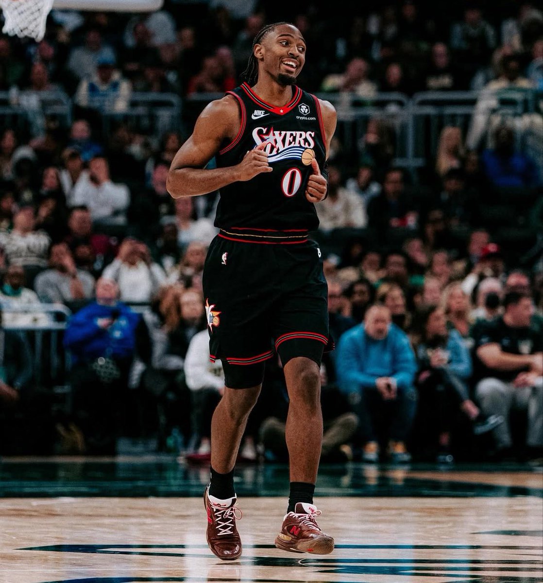 AidanLaPorta69's tweet image. TYRESE MAXEY JERSEY GIVEAWAY

(Giving away 1 jersey)

How to enter::

1-MUST Iike this post
2-MUST retweet 
3-MUST BE FOLLOWING @AidanLaPorta69 
4-comment on this post YOUR SIZE (unlimited entries)