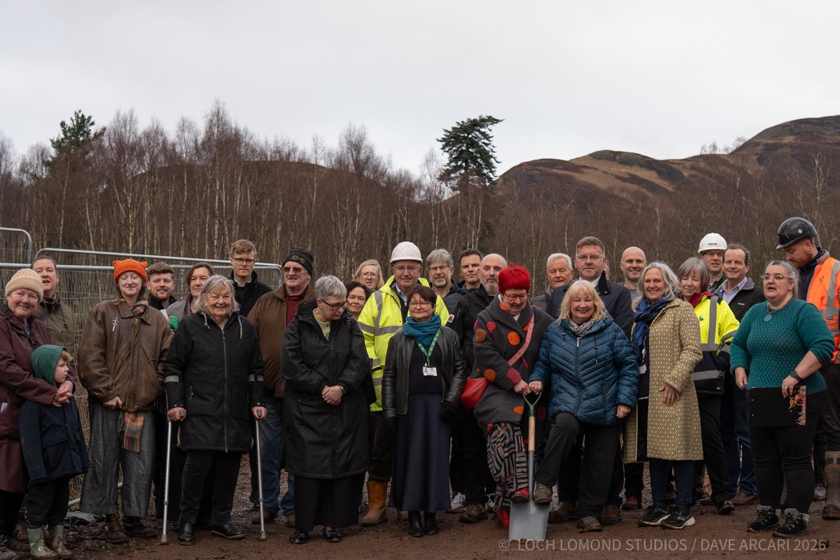 A historic day for Balmaha with the legal agreement signing and official ground breaking for the affordable housing development…